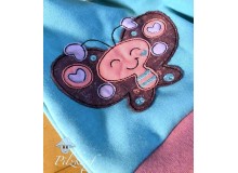 Stickdatei - Schmetterling Fransenappli